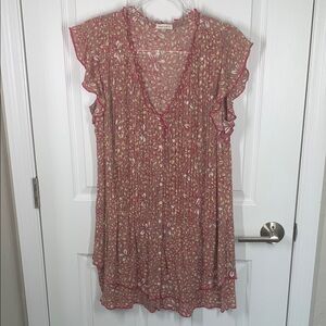 Poupette St Barth floral mini dress size medium